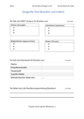 GWK Test Brasilien und Indien
