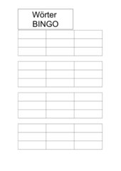 Bingo für Mathe und Sachunterricht (9 Felder)