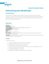 Erforschung der Mondkrater