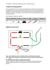 Elektrische Schaltung- Parallelschaltung