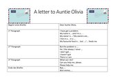 A letter to Auntie Olivia