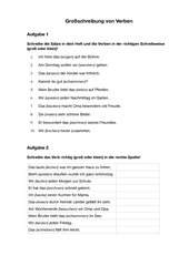 Großschreiben von Verben