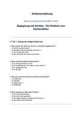 Hörübung Erlebniserzählung