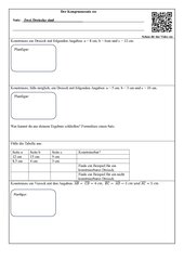Arbeitsblatt zum Konstruktionssatz sss