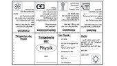 Faltbuch Teilgebiete der Physik