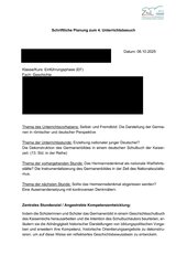 UR-Entwurf: Das Germanenbild in einem Geschichtsschulbuch des Kaiserreichs