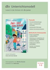 Unterrichtsmaterial zum Kinderbuch von Jasmin Schaudinn ›Zwei sind eine Bande‹