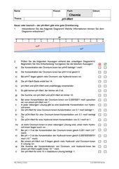 pH-Wert und Oxonium-Ionen-Konzentration  Sek II (erweitert)