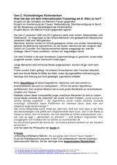 Gen-Z: Rückständiges Rollendenken - Hat sie etwas  und wenn ja, Was hat das mit dem Internationalen Frauentag am 8. März zu tun?