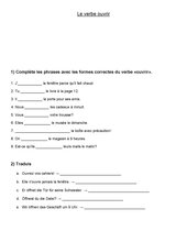 AB Le verbe ouvrir