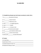 Ab le verbe finir