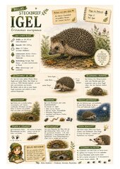 Igel – kostenloses Materialpaket für Sachunterricht & Naturbildung | Bella Wildherz