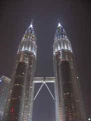 Petronas Towers3_Kuala Lumpur_Malaysia - Asien, Malaysia, Kuala Lumpur, Architektur, Gebäude, Petronas Tower, Skybrigde, Brücken
