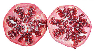 Granatapfel #2 - Frucht, Granatapfel, Grenadine, Punicoideae, Samen, Samenmantel, Vitamine, Obst, innen, rot