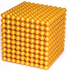 Tausenderwürfel - goldene Perlen, Würfel, goldenes Perlenmaterial, Montessori, Kubik, Kubus, Volumen, Tausend, Rauminhalt