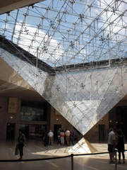 la pyramide inversée - Paris, Louvre, Pyramide, pyramide inversée, Sakrileg, Eingang, Carrousel du Louvre