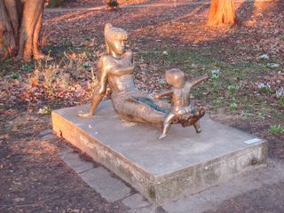 Skulptur Geschwister - Geschwister, Skulptur, Kinder, Metall, Bronze, Berlin, Plastik