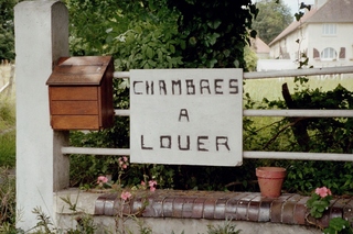 Französische Schilder #5 - Schild, Zimmer, Chambre, louer