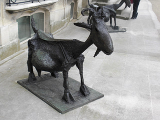 la chèvre - die Ziege - Pablo Picasso, la chèvre, die Ziege, musée Picasso, Paris, Picasso-Museum, Kunst, Skulptur, Französisch
