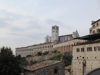 Basilika San Francesco in Assisi - Assisi, Italien, Kirche, Heiliger Franziskus, Basilika, Pilger, romanisch, gotisch, Architektur