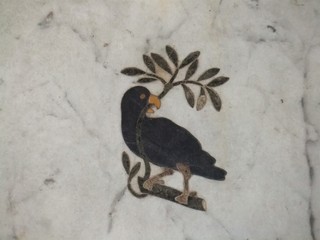 Vogel mit Ölzweig - Vogel, Friede, Ölzweig, Symbol