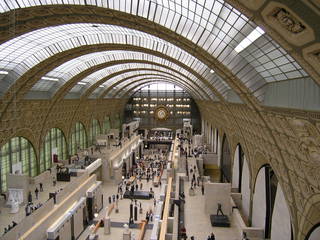 Paris Musée d'Orsay - Paris, civilisation, Museen, musée d'Orsay, Gemälde, Bahnhof, Perspektive