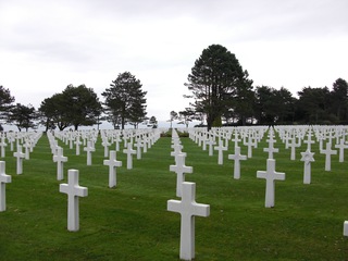 Soldatenfriedhof - Soldatenfriedhof, Normandie, Frankreich, D-Day, Landung der Alliierten, zweiter Weltkrieg