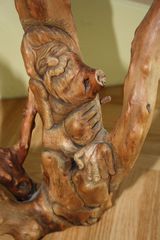 Wurzelmännchen-Schnitzerei #2 - Russland, Landeskunde, Figur, Schnitzen, Souvenir, Kunsthandwerk