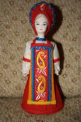 russische Trachtenpuppe #2 - Russland, Souvenir, Figur, Kunsthandwerk, Nationaltracht, Brauchtum, Traditionen, Kleidung