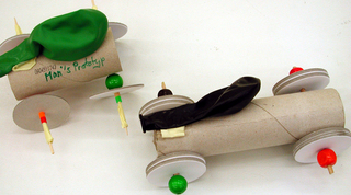 Luftauto Prototyp 1 - Eggrace, Auto, Autos, Luft, Basteln, Bauen, Wind, Physik