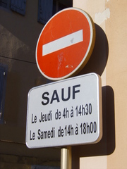 Verkehrsschild Frankreich - Frankreich, civilisation, panneau, Verkehrsschild, Verkehrszeichen