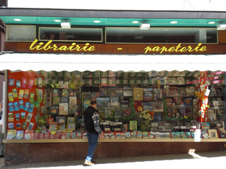 librairie papeterie - Frankreich, civilisation, magasin, Geschäft, librerie, Buchladen, papeterie, Schreibwarenladen
