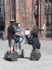 À gyropode par Strasbourg - Frankreich, transport, civilisation, gyropode