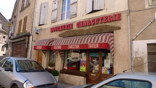 Boucherie  Charcuterie - Frankreich, civilisation, magasin, Geschäft, boucherie, charcuterie, Metzger, Fleischer, rôtisserie