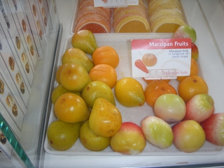 Marzipan-Obst - Marzipan, Birne, Zitrone, Apfel, Orange, Mandarine, Aprikose, Farbstoff, süß