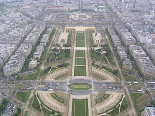 Paris Champ-de-Mars - Frankreich, Paris, Tour Eiffel, Eiffelturm, Cham-de-Mars, Marsfeld, parc, Park, école militaire