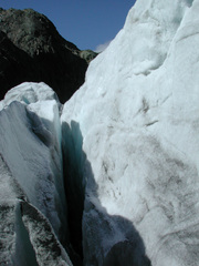 Gletscherspalte - Gletscher, Gletscherspalte, Eis, Gebirge, spaltartige Öffnung, Spalt, kalt, eisig, Schnee