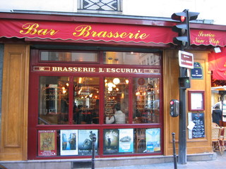 Brasserie - Brasserie, Paris, Frankreich, Lokal, Bierlokal, Ampel, Landeskunde Frankreich