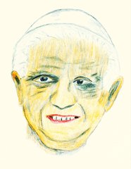 Berühmte Köpfe - Benedikt XVI - Papst, Kirche, katholisch, Oberhaupt, Religion, Nachfolger, Petrus, Rom, Vatikan