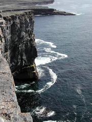 Irland - Cliffs of Moher 2 - Irland, Küste, Klippen, Meer, hoch, steil, gefährlich, Cliffs of Moher, Brandung