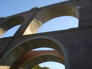 Elstertalbrücke#3 - Brücke, Eisenbahnbrücke, Ziegelsteinbrücke, Architektur, Elster, Bogenbrücke