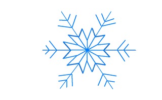 Schneestern#6 - Schneeflocke, Schneekristalle, Eiskristalle, Schneestern, schneien, Winter, winterlich, Schnee, kalt, Eis, Grafik, Einzahl, Singular, Eiskristall, Schneekristall