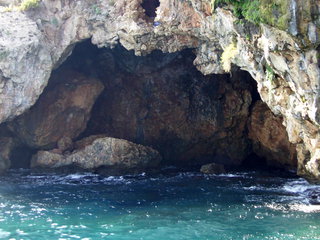Felsenhöhle - Felsenhöhle, Meer, Türkei, türkisch, Riviera