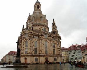 Dresdner Frauenkirche - Dresden, Frauenkirche, Kirche, Kuppelbau, Barock, Sachsen, Sakralbau, Sandstein, Architektur