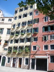 Haus im Judenviertel von Venedig - Ghetto Ebraico, Venedig, Italien, Getto, Hochhaus, Wohnhaus, Stockwerke