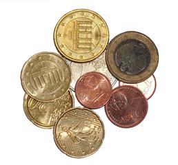 Münzen - Münze, Münzen, Geld, Hartgeld, Zahlungsmittel, zahlen, bezahlen, Kleingeld, Moneten, Bares, Knete, Kies, Zaster, Währung, Plural, Einzahl