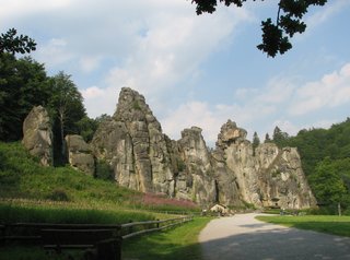Externsteine #1 - Naturdenkmal, Felsen, Sandstein, Felsformation, Externsteine