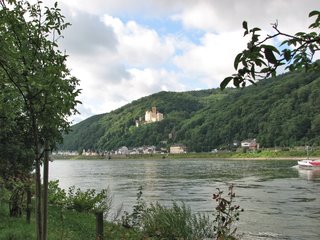 Koblenz - Blick auf Schloss Stolzenfels - Schloss, Stolzenfels, Preußen, Rhein, Rheinromantik, neugotisch, Kulturdenkmal, UNESCO-Welterbe, Museum