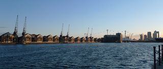 Olympische Spiele London 2012 #5 - London, Stadtteil, Docklands, Docks, Hafen, Geschäftszentrum, Seilbahn
