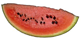Melonenstück - Melone, Melonen, Stück, Wassermelone, rot, Kürbisgewächs, Frucht, Kern, Kerne, Anlaut M